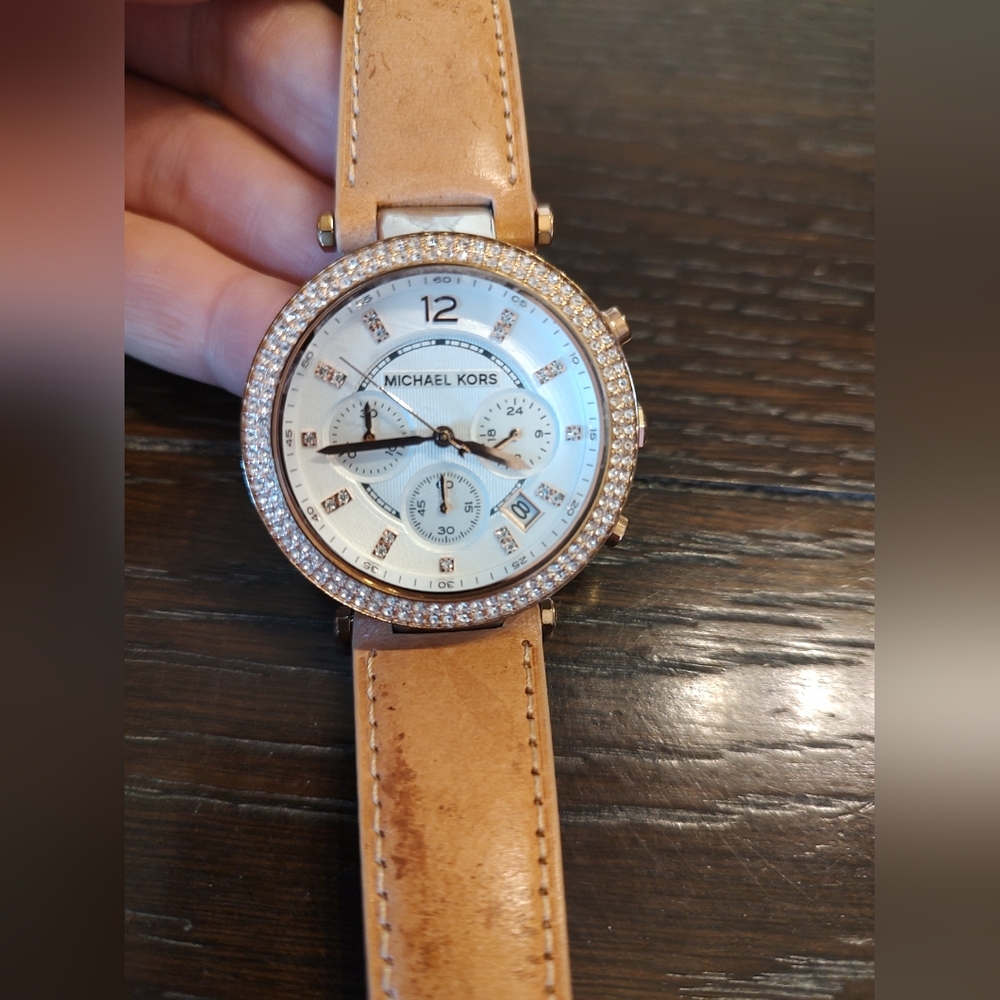Michael Kors Watch Women's Glittery Jewel Face